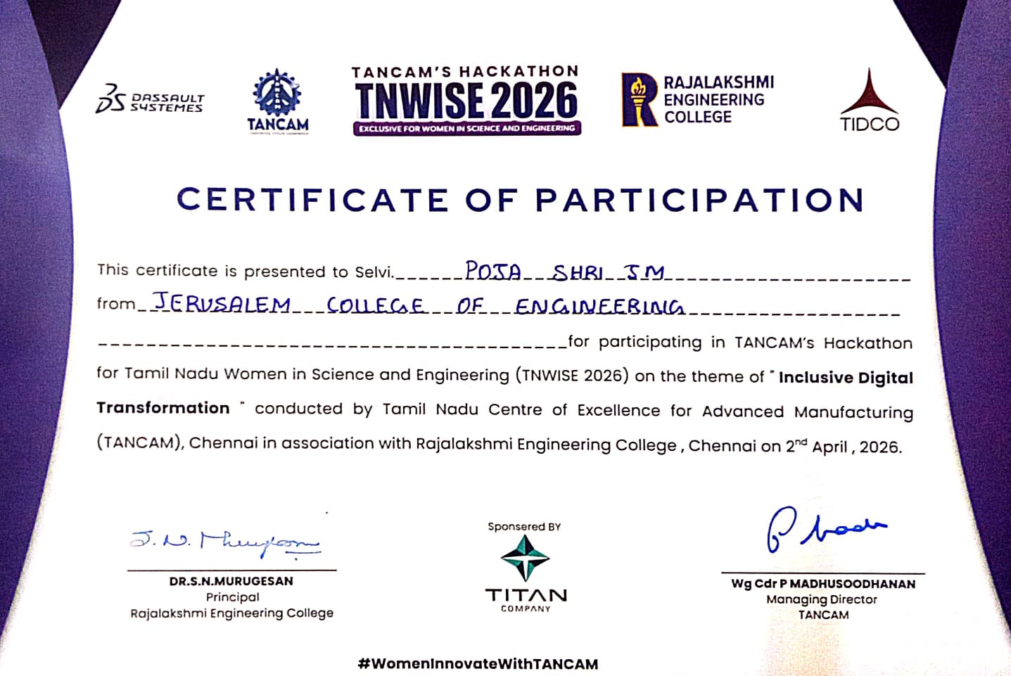 TNWISE Women Hackathon